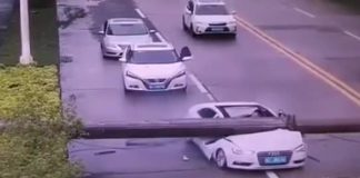 Zaustavio je svoj skupocjeni AUDI na semaforu i čekao da se upali zeleno svijetlo. Da je samo znao šta će mu se dogoditi… (VIDEO)